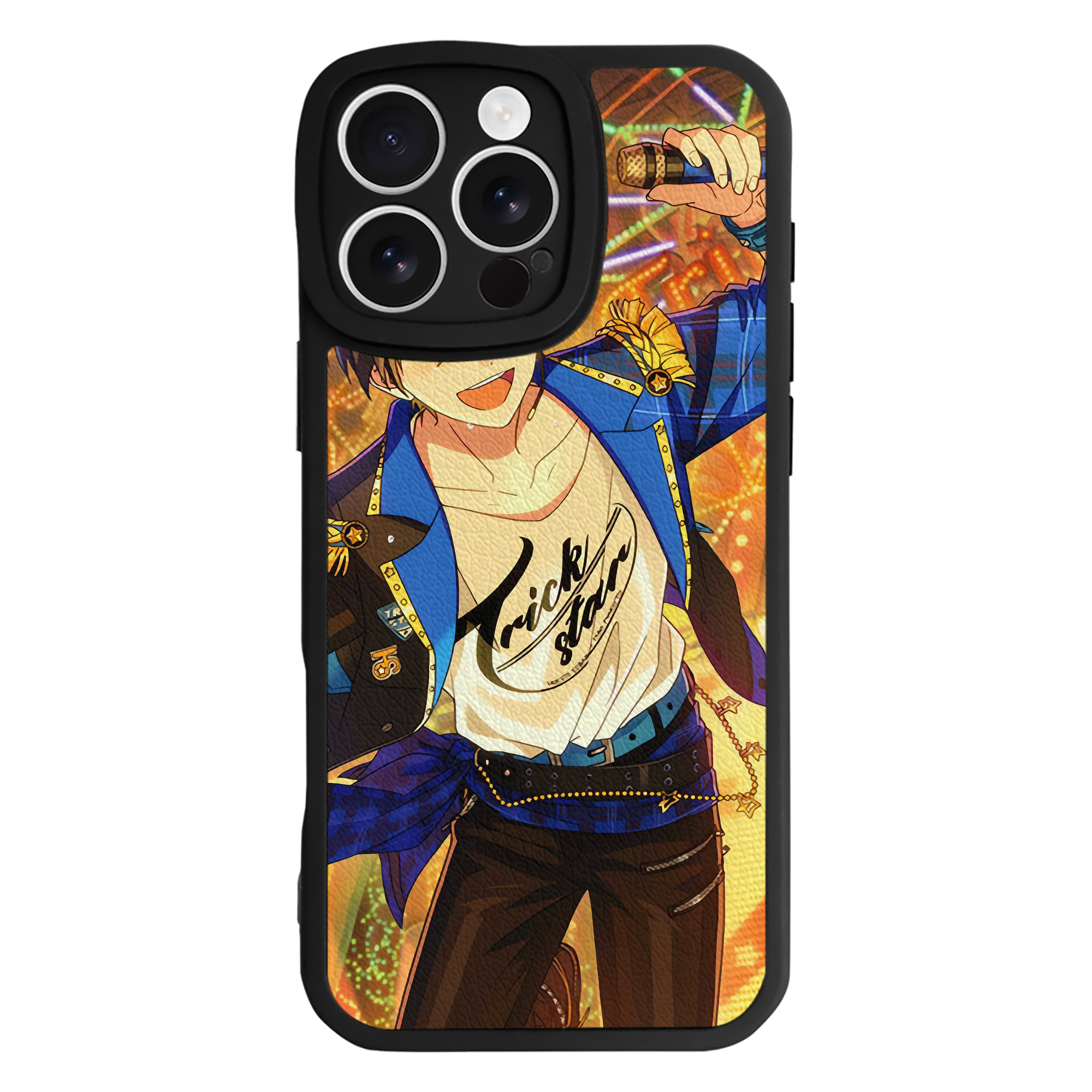 （画像用） あんさんぶるスターズ! Ensemble Stars 【iPhone 16シリーズ対応】シリコンスマホケース（レザー調） 材質：シリコン